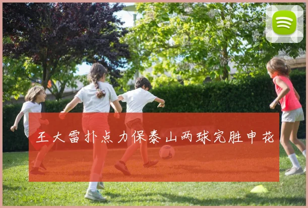 王大雷扑点力保泰山两球完胜申花